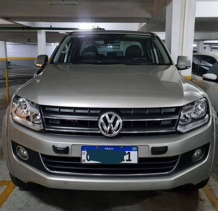 VOLKSWAGEN AMAROK 2.0 HIGHLINE 4X4 CD 16V TURBO INTERCOOLER DIESEL 4P AUTOMÁTICO VOLKSWAGEN AMAROK 2.0 HIGHLINE 4X4 CD 16V TURBO INTERCOOLER DIESEL 4P AUTOMÁTICO